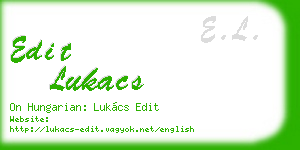 edit lukacs business card